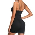 thumbnail image 3 of Joyshaper Womens Full Slips Shapewear Under Dresses Adjustable Spaghetti Strap Summer Chemise Nightgown Seamless Smoothing Dress Black L, 3 of 7