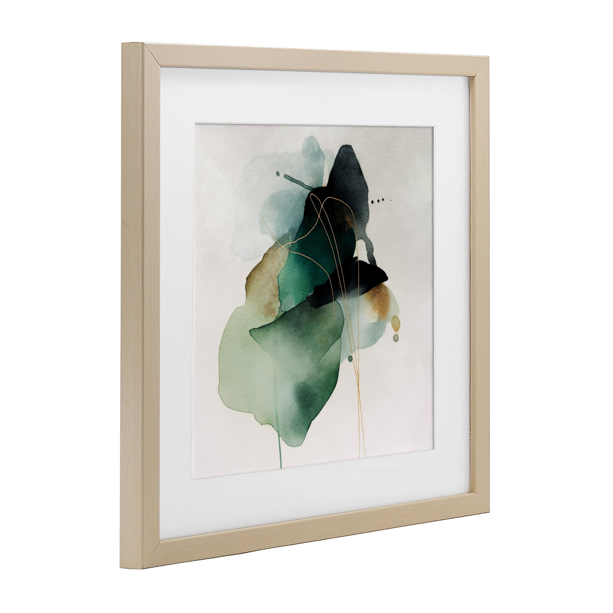 Stupell Industries Fluid Emerald Cascade Birch Framed Print Under Glass, design by Svetlana Aleynikova
