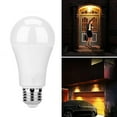 thumbnail image 2 of Huanledash E26 12W LED Light Motion Sensor Globe Bulb Energy Saving Home Porch Garage Lamp, 2 of 8
