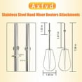 thumbnail image 2 of Hand Mixer Beaters Attachments for Kitchenaid Stainless Steel, 2 of 7