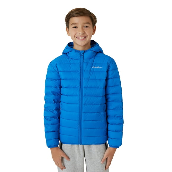 Eddie Bauer Kids CirrusLite Down-Fill Girls & Boys' Outerwear Jackets & Coats, Blue Sapphire, X-Large