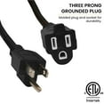 GoGreen Power GG13725BK 16/3 25' Heavy Duty Extension Cord, Outdoor