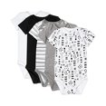 thumbnail image 1 of 5-Pack Organic Cotton Short Sleeve Bodysuits, Pattern Play, 18 Months, 1 of 2
