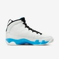 thumbnail image 2 of Air Jordan Athletic Shoes, Retro Style Summit White/Black Dark Powder Blue, 11, 2 of 7