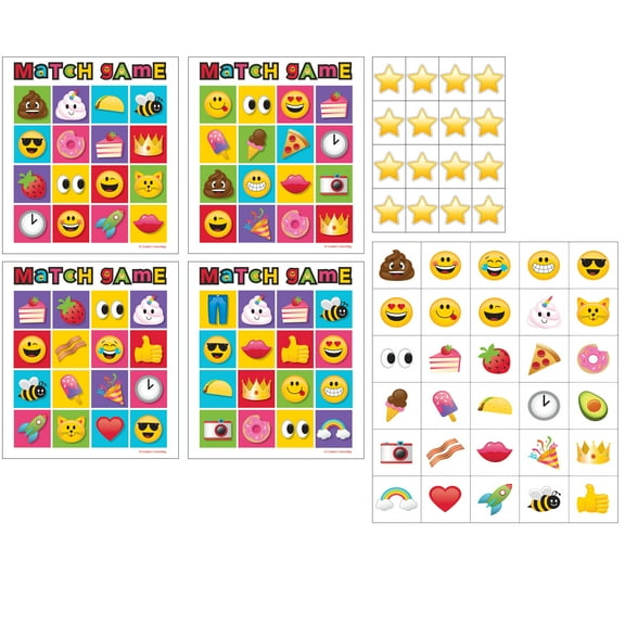 Show Your Emojions Bingo Game, 10 Pk