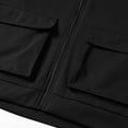thumbnail image 4 of Jerdar Men's Solid Color Loose Casual Multi-Pocket Hooded Full Zip Long Sleeve Jacket Outdoor Jacket Men, 4 of 8