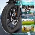 thumbnail image 3 of Bodywel Commuter Electric Bike for Adults, 500W Peak Motor, Electric Bicycle with 36V 13Ah Battery, 14" Mini E Bike, 20MPH, 25Miles Range, UL2849, 3 of 10