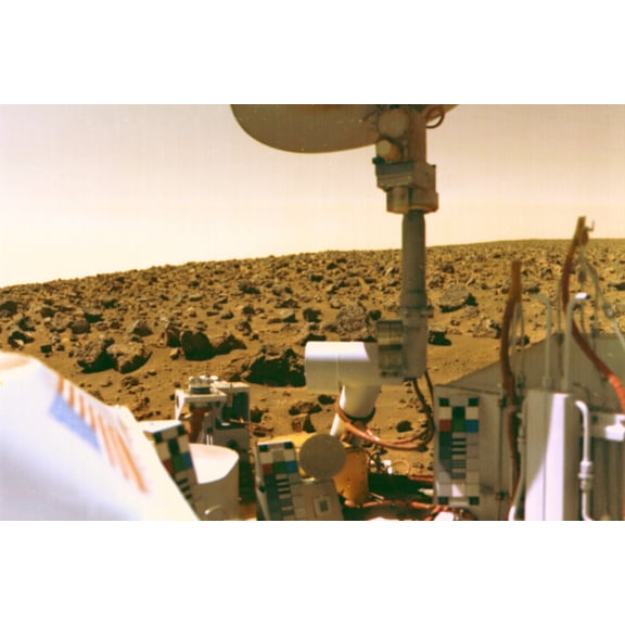 24x36 gallery poster, Image from Mars taken by the Viking 2 lander