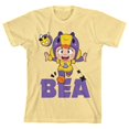thumbnail image 1 of BRAWL STARS - Bea Light Unisex Youth Yellow Tee S/P, 1 of 2