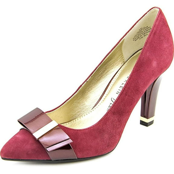 Anne Klein Women's Thrya Pump 6 BM US, Wine Suede
