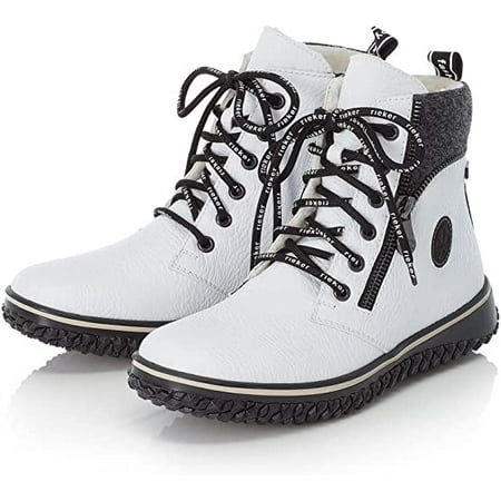 

Rieker Women s Z4424-80 Cordula Stylish Ankle Booties White Size EU 36 M