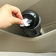 thumbnail image 3 of Walbest Car Trash Can with Lid, Mini Cute Car Trash Can Storage Box Bin with Spring Cover, Black, 3 of 7