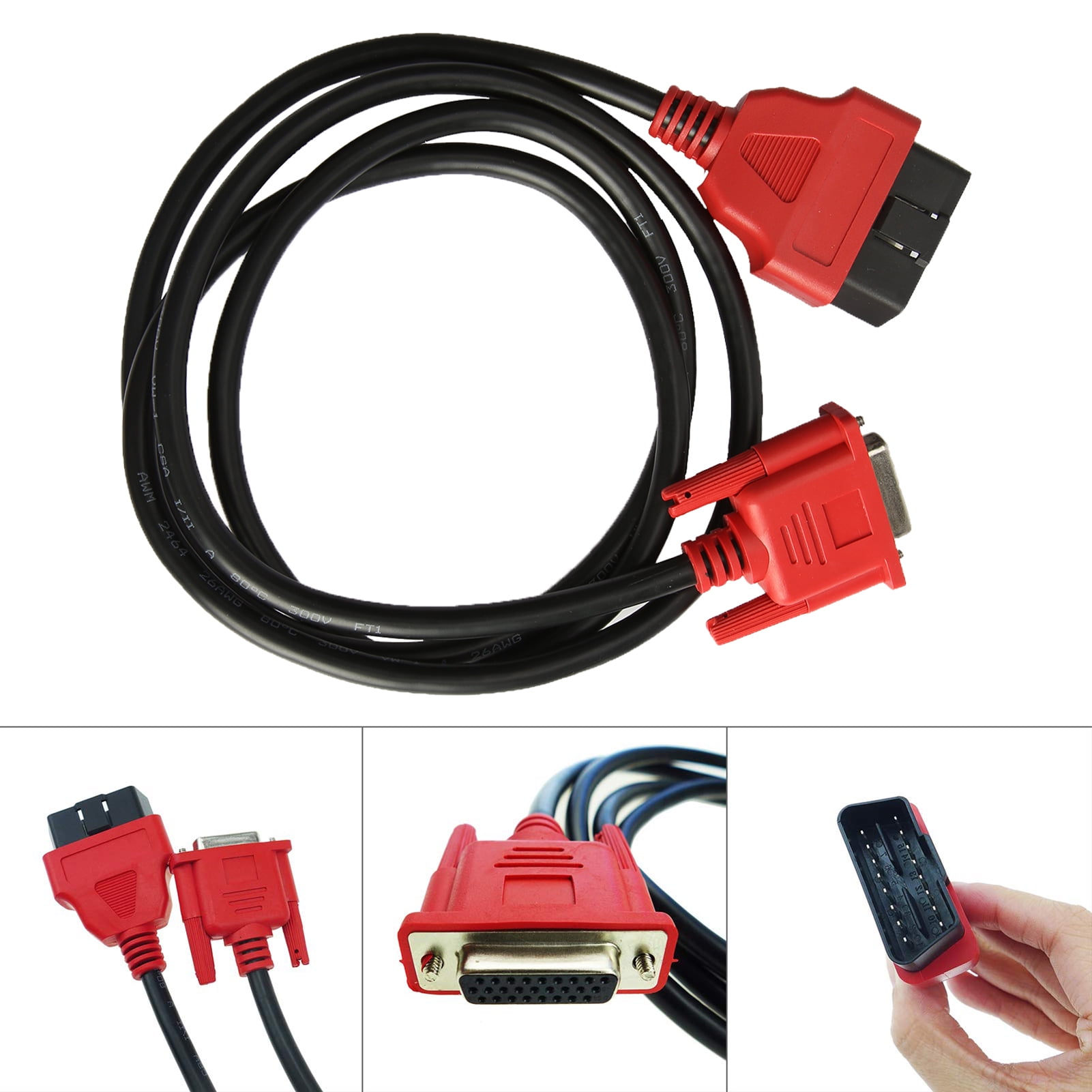 Details about   OBDII OBD2 Cable Compatible with Snap on DA-4 for VERUS WIRELESS Scanner EEMS325 