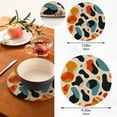 thumbnail image 3 of Teardrip Oval Trivet Mats Pot Holders Cotton Woven Non-Slip Heat Resistant for Hot Pots Pans Pats for Cooking Baking Set of 2, 3 of 7