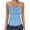13-Sky Blue, variant on V Neck Tank Tops for Women Ribbed Knit Camisole 2026 Summer Casual Sleeveless Slim Fitted Basic Cami Shirts Clothes Sky Blue Medium