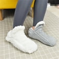 thumbnail image 3 of Xhegex Winter Slipper Socks for Men Women with Grippers – Warm, Fuzzy, Fleece-Lined, Non-Slip, Cozy & Thick for Cold Weather, Cozy Christmas Gift, Gray, Large, 3 of 9