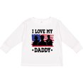 thumbnail image 3 of Inktastic Military Dad I Love My Daddy Boys or Girls Long Sleeve Toddler T-Shirt, 3 of 5