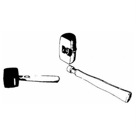 Schacht Pfister 28 Oz. Rubber Mallet with Hardwood Handle 3B
