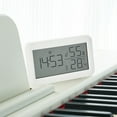 thumbnail image 6 of Living Room Decor Qwtwty Digital Alarm Clock with LCD Display Thermometers Hygrometer Digital Temperature Humidity Monitor Snooze Alarm with Smart Clock Calendar, 6 of 6