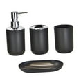 thumbnail image 2 of yuksok Bathroom Accessories Bathroom Decor Bath Accessory Complete Set for Bathroom Black, 2 of 9