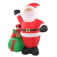 thumbnail image 4 of Inflatable Santa Elk Built in LED Weatherproof Fade Resistant Inflatable Christmas Decoration for Lawn Yard 100‑240V UK Plug, 4 of 22