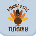 thumbnail image 4 of Inktastic Thanksgiving Grandma Little Turkey Boys or Girls Baby Bib, 4 of 4