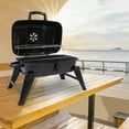 thumbnail image 6 of Small Folding Outdoor Grill, Mini Barbecue Grill, Compact Tabletop BBQ Grill for Camping Picnic Backyard Patio, 6 of 8
