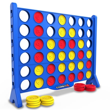 Giant Connect 4 Outdoor Lawn Game, Molded, 4FT