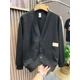 thumbnail image 4 of Suéter de punto para hombre con bolsillos, ropa para hombre, cárdigan sin capucha, cuello en V, elegante, holgado, ropa de otoño coreana, novedad en X, 4 of 5