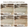 thumbnail image 7 of ODIKA 8'x10' Washable Area Rug Vintage Boho Trellis Ornamental Distressed Border Scrolls Scroll for Dining Room, Large Office, Lounge, Non-Slip Chair-Friendly Mat, 7 of 7