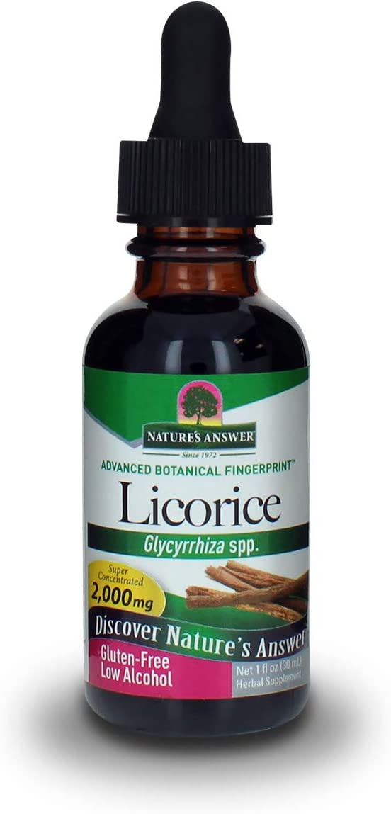 Nature's Answer Licorice Root Liquid Supplement 1 Fluid Ounce Daily