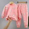 thumbnail image 2 of xaweyi Toddler Baby Boy Outfits Long Sleeve Pull On Sweatshirt Pants Infant Fall Winter Clothes Set,Sizes 6-12 Months, 2 of 4