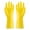 Yellow, variant on UNLLLL Reusable Rubber Dishwashing Cleaning Gloves For Kitchen Bathroom Non Slip Grippy Long Dish Washing Gloves With Flocked Cotton Liner Flexible Waterpr, for Indoor or Outdoor