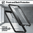 thumbnail image 2 of Cbus Wireless Phone Case with Built-in Screen Protector for Samsung Galaxy S24 Plus, Black, 2 of 7