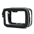 thumbnail image 2 of Joernso Transparent Cosmetic Bag Zipper Closure Waterproof Visible Portable Square Shape Large Capacity Outdoor Business Trip Makeup Bag Toiletry Pouch Makeup Organizer, 2 of 8