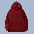 thumbnail image 2 of Xzbqbs Mens Cotton Hoodies Casual Crew Neck Sequins Hoodie Pullover Fashion Long Sleeve Loose Fit Lightweight Pocket Sweatshirts, 2 of 3