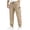 Khaki, variant on Gubotare Mens Lightweight Sweatpants Baggy Sweatpants Mens Zipper Pockets Gym Workout Sweat Pants Wide Leg Cotton Soft Loose Open Bottom Casual Y2K (Light Gray,L)