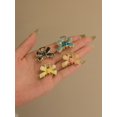 thumbnail image 4 of Accesorios para el cabello de moda de metal con pinzas para el cabello con lazo para niñas y mujeres, 4 of 5