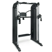 Commercial Functional Trainer Cable Machine, Multifunctional Cable Crossover Exercise Machine, All in One Home Gym System, Compact Fitness Equipment Set, Workout Weight Machine for Strength Training