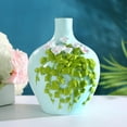 thumbnail image 2 of 2x macetas de flores secas hechas a resina elegante maceta contenedor decoración, 2 of 3