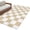 Beige, variant on Burnt Orange Checkered Kitchen Runner Rug 2.7x5 Washable Runners for Hallway Non Slip Geometric Orange Buffalo Plaid Large Area Rug Indoor Floor Carpet for Bathroom Entryway Bedroom Living Room