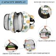 thumbnail image 3 of FORMRS Unisex School Backpack 17" Student Travel Bag with Laptop Compartment, Pineapple, 3 of 7
