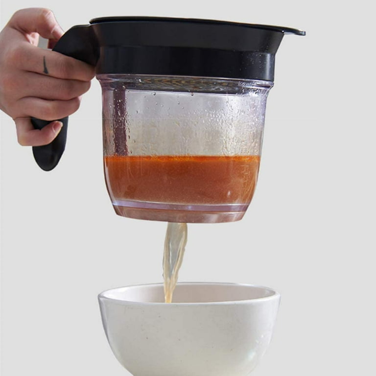 Kitchen, Fat Separator With Bottom Release Gravy Separator With Oil  Strainer 4 Cup