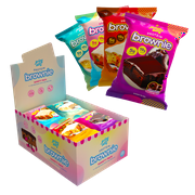 Prime Bites Protein Brownie with 19g Protein and 5g Collagen - Variety Pack, 12 Count