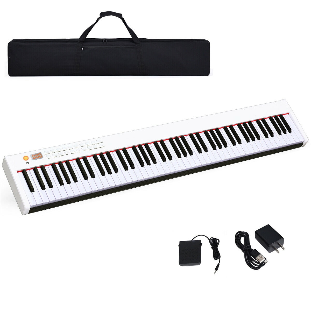 Artesia Performer 88-Key Digital Piano with Sustain Pedal, Power 