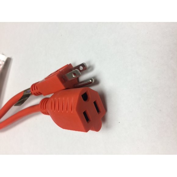Wellson 6M Heavy Duty Electrical Outdoor Extension Cord-5 Packs
