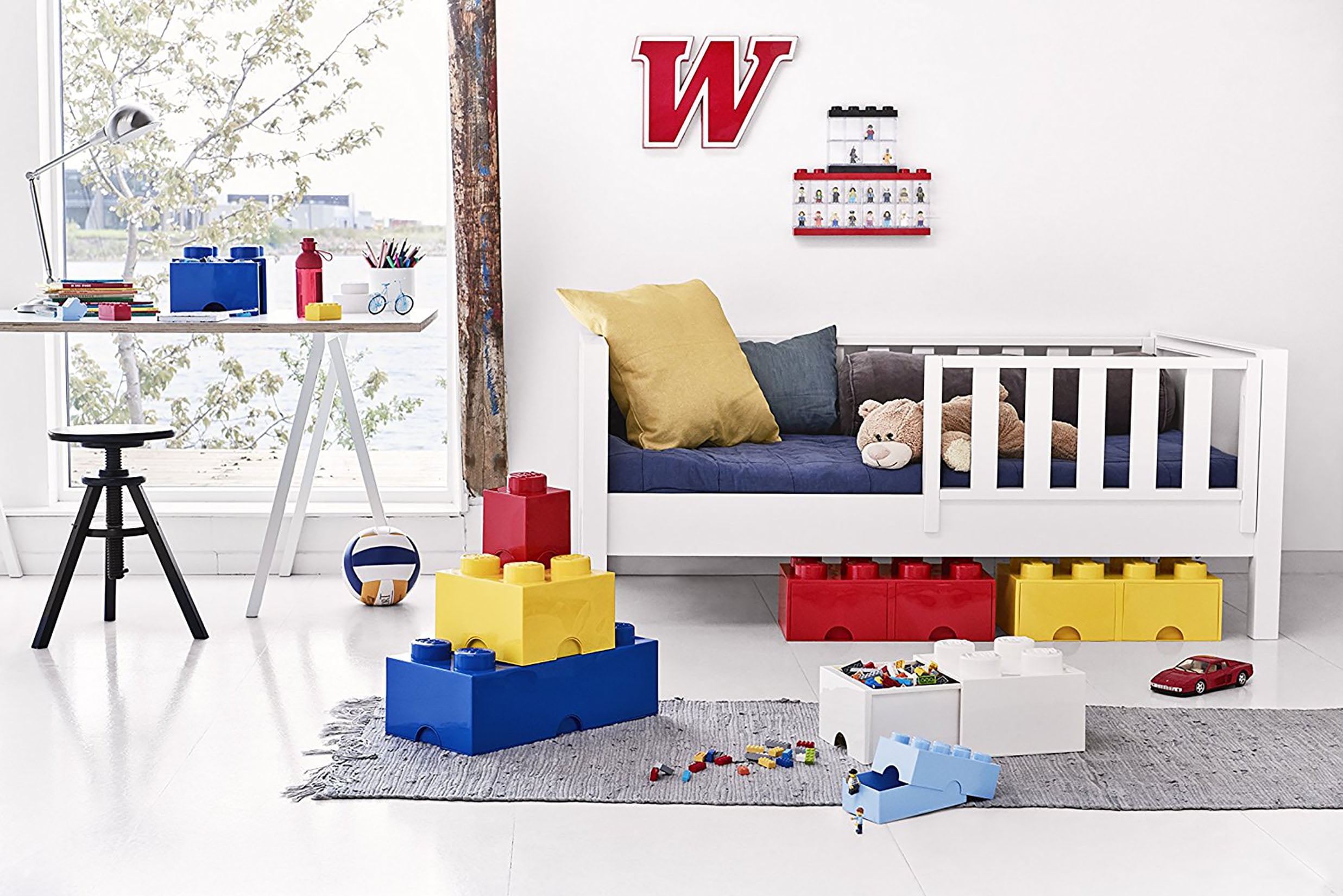 LEGO Storage Brick 8 (2 Drawers) - Bright Blue
