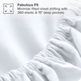 thumbnail image 5 of Bare Home 5-Piece Bed-in-a-Bag - Twin, Aqua with White Sheet Set, 5 of 8
