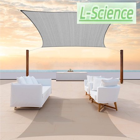 Square Sun Shade Sail Canopy Mesh Fabric UV Block - Commercial Heavy Duty - 190 GSM