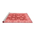 thumbnail image 2 of Ahgly Company Machine Washable Indoor Round Oriental Red Traditional Area Rugs, 8' Round, 2 of 4